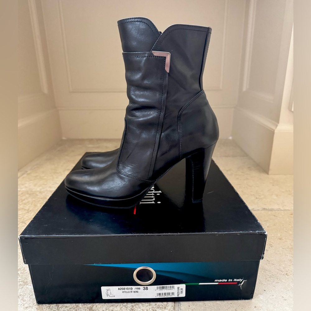 Nero Giardini Black Heeled Boots